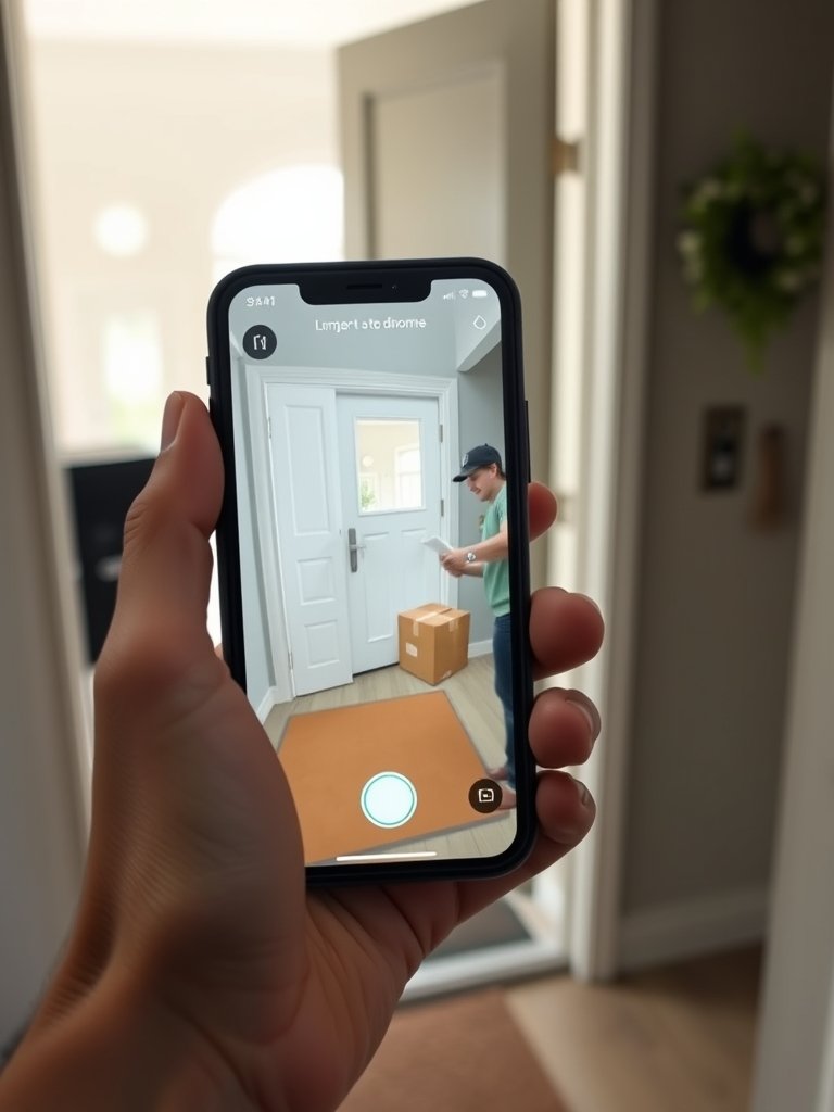 Ring Battery Doorbell in action