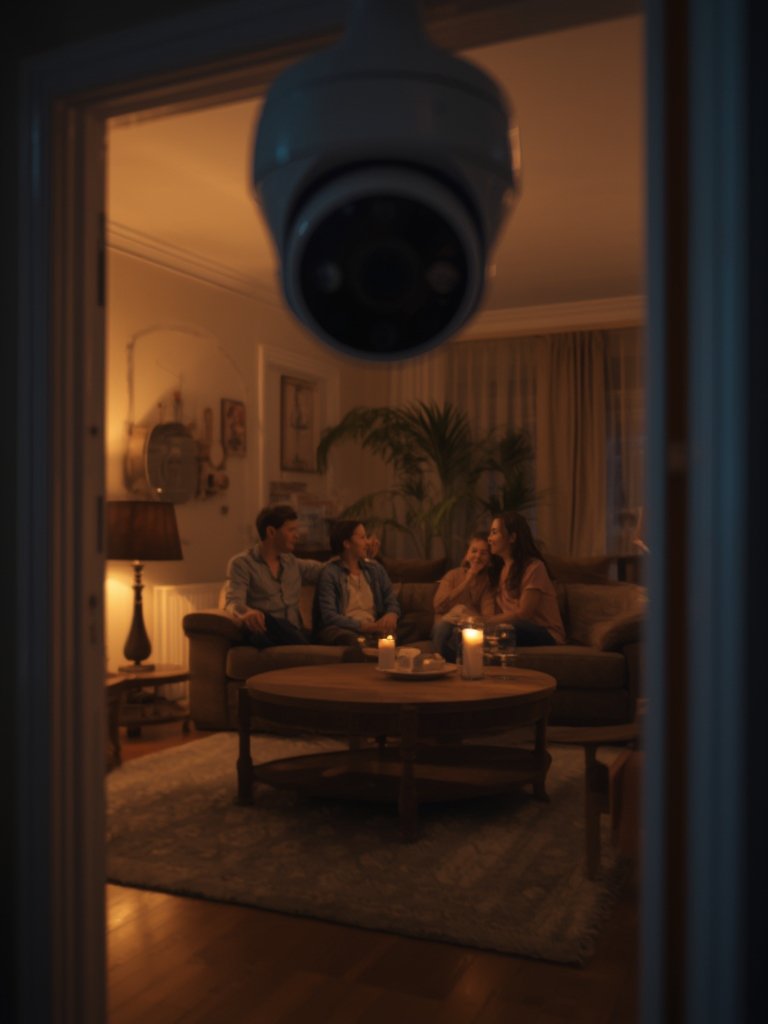 indoor camera in action